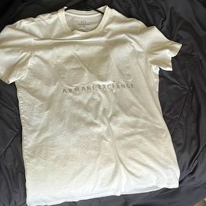 Armani exchange white  M T-shirt
